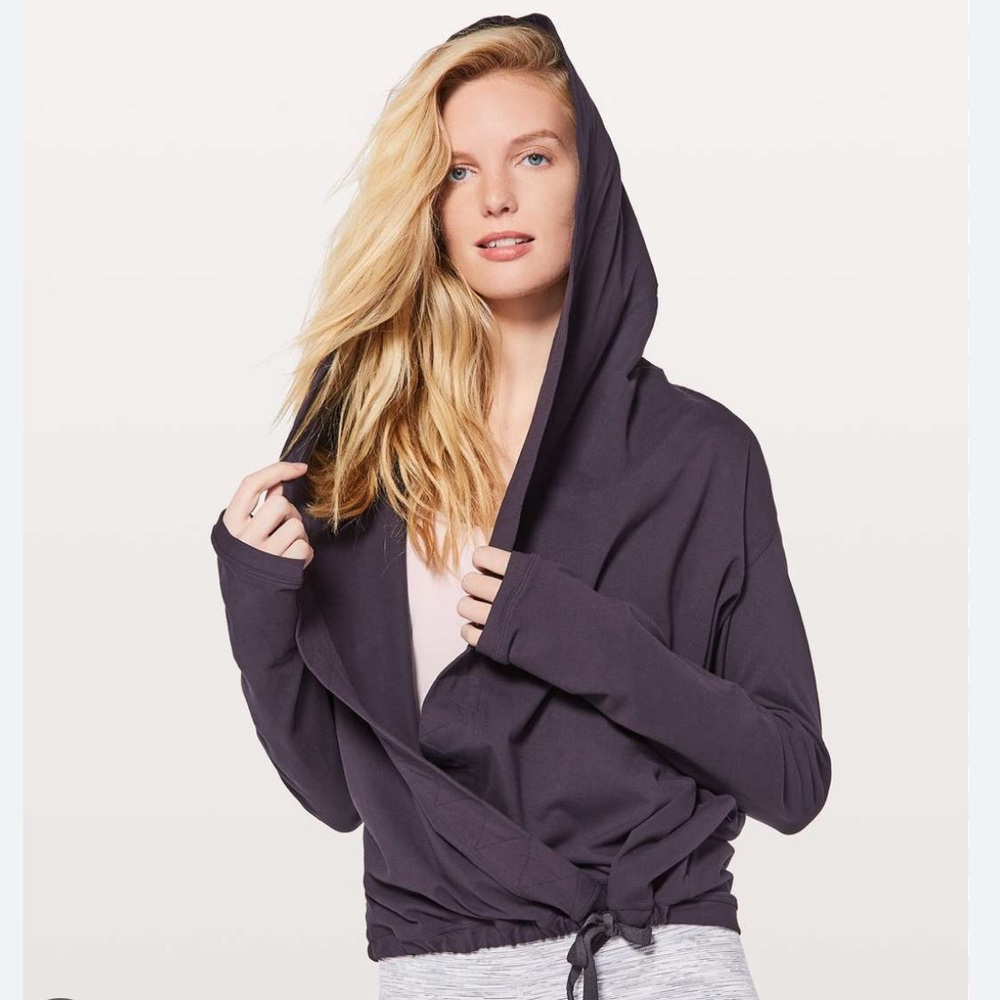 Dark Purple Hooded Jacket Lululemon Size 6